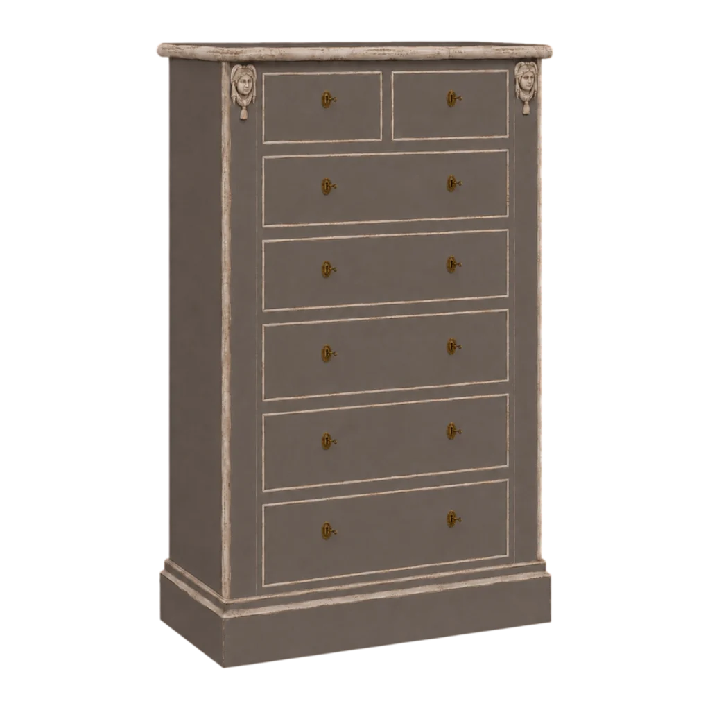 Mobile settimanale country chic realizzato artigianalmente e personalizzabile.